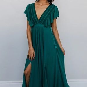 Baltic born Jennifer deep v maxi dress